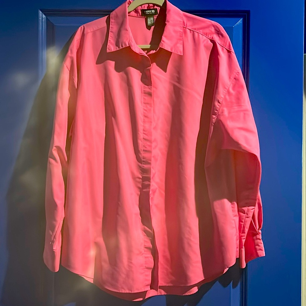 Pink Button Down - image 1